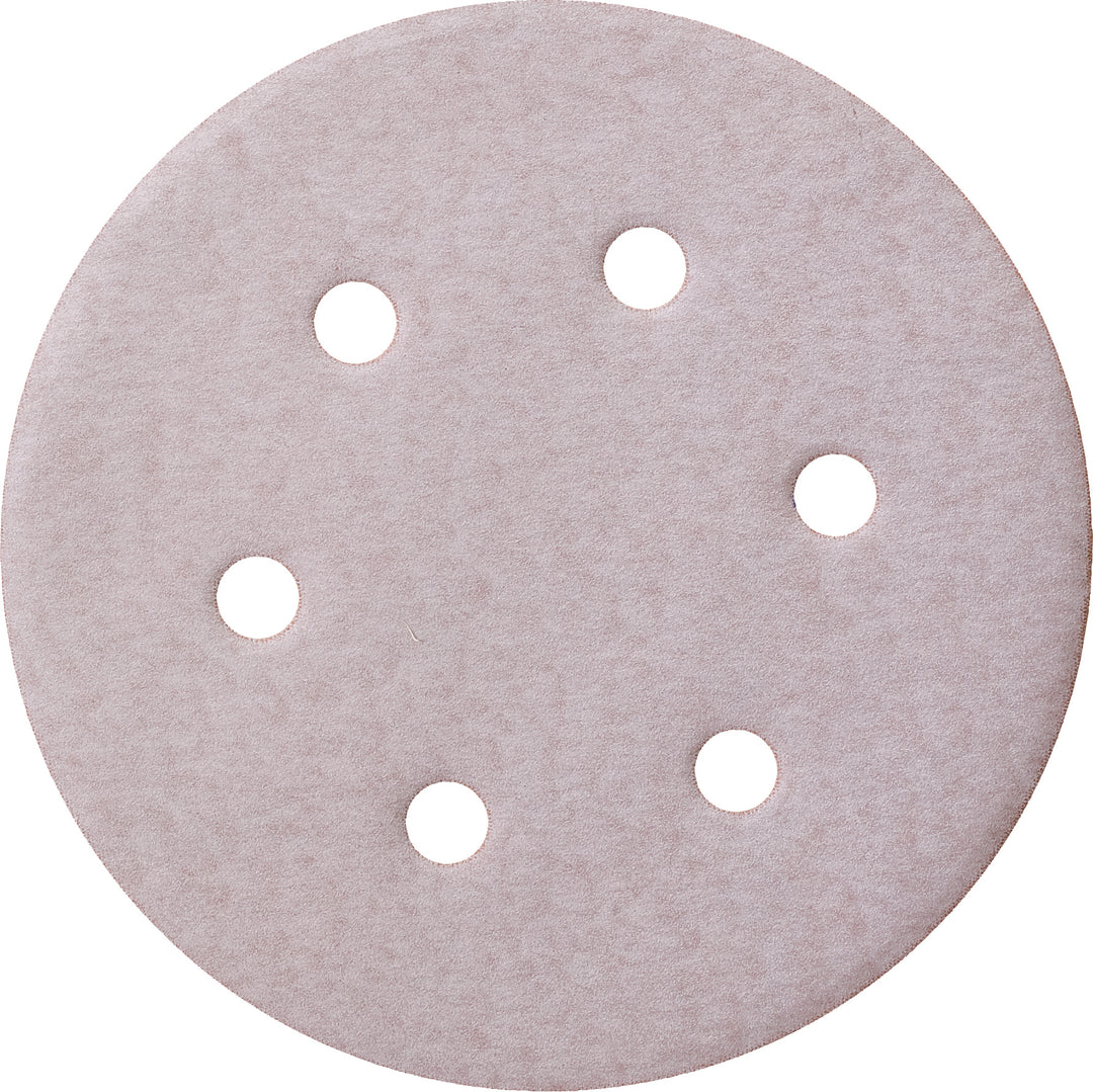 Velcro Discs Sait 37637 6 Inch X Vacuum - 6 Holes 4S Aluminum Oxide 120 Grit Velcro Paper Disc