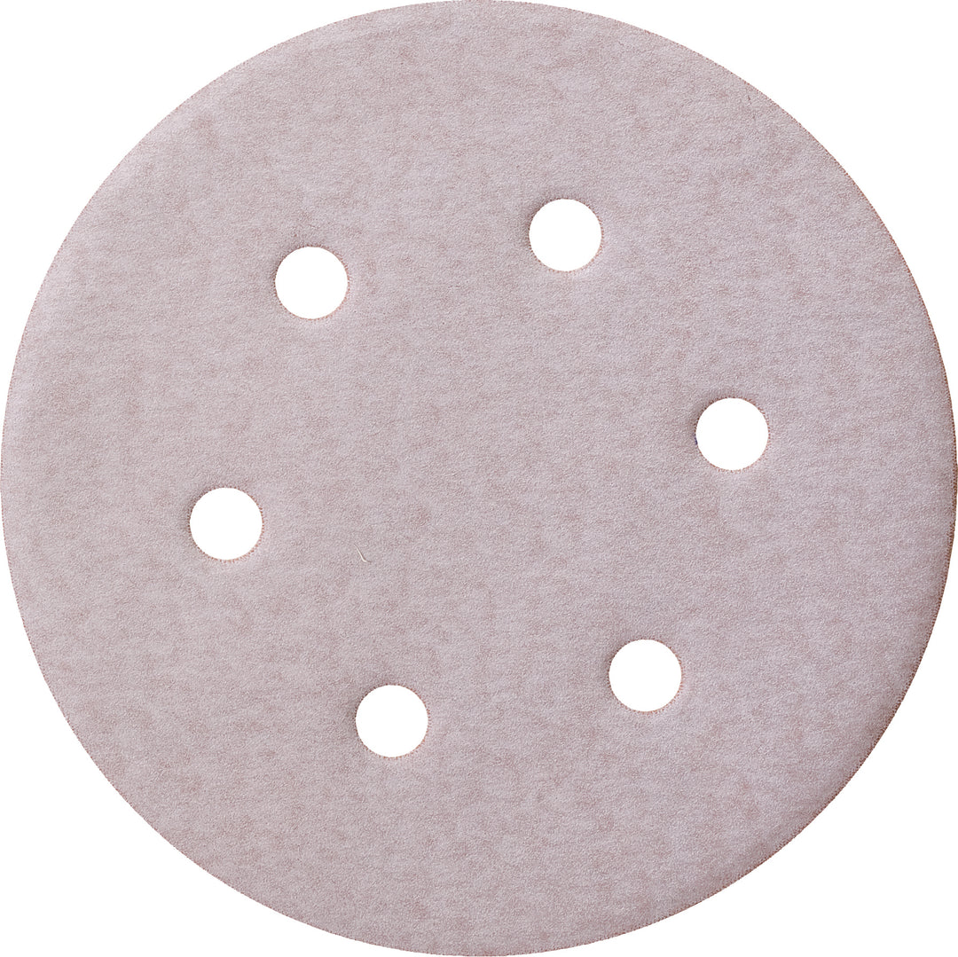 Velcro Discs Sait 37635 6 Inch X Vacuum - 6 Holes 4S Aluminum Oxide 80 Grit Velcro Paper Disc