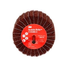 Non-woven Wheels 3M AB80678 Non-Woven Wheels Combi 120 (3 Inch x 1-3/4 Inch x 1/4 Inch Shank)