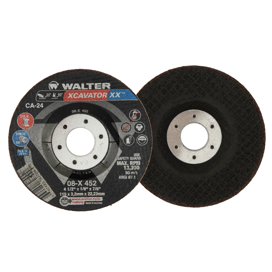 Type 27 WALTER 08X452 4-1/2 Inch x 1/8 Inch x 7/8 Inch Xcavator XX
