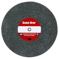 3M SM43547 Scotch-Brite Deburr And Finish Pro Unitized Wheel, 3 in x 1/8 in x 3/8 in, 8C Crs+ Sm43547