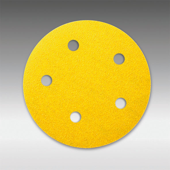 Sia 1061.4366.0150 5 Inch-5 Dust Holes (125 mm-5 Trous) 150 Grit Siafast Paper Disc 1960 Siarexx Cut (Aluminum Oxide, Yellow)