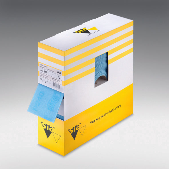 Sia 2189.9476.0800 4-1/2 Inch X 27 Yds (115 mm X 25 M) 800 Grit Roll ( 1948 Siaflex, Aluminum Oxide Stearate, Blue) - Film Backing