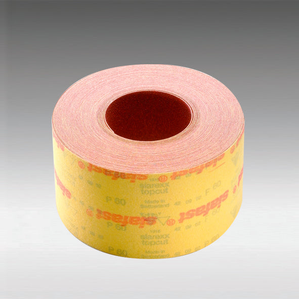 Sia 3517.8839.0120 4-1/2 Inch X 27 Yards (Verges) (115 mm X 25 M) 120 Grit Siafast Paper Roll 1919 Siawood Toptec (Aluminum Oxide, Red)