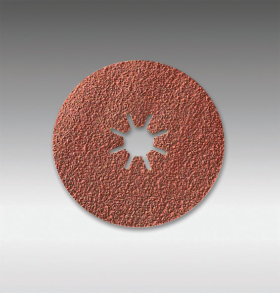 Sia 3854.6295.0080 4 Inch X 5/8 Inch (100 X 16 mm) 80 Grit Fiber Disc 4961 Sialox (Aluminum Oxide, Red)
