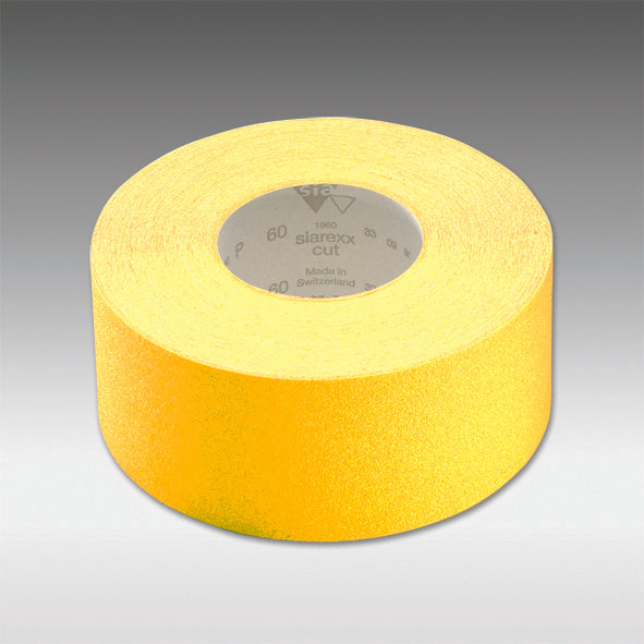 Sia 4880.2269.0150 3-2/3 Inch X 55 Yards (Verges) (95 mm X 50 M) 150 Grit Paper Roll 1960 Siarexx Cut (Aluminum Oxide, Yellow)
