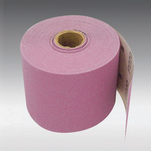 Sia 5014.2229.0100 2-3/4'' X 25 Yds (70mm X 23 M) 100 Grit Siastick Self Adhesive Roll (1950 Siaspeed, Paper, Aluminum Oxide, Pink)