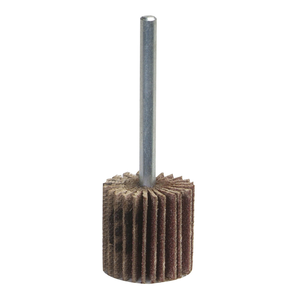 Shank Mount Wheels Merit 31610 3 Inch X 1/2 Inch X 1/4 Inch 120 Grit Aluminum Oxide Shank Mounted Flap Wheel