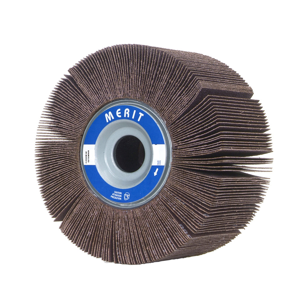 Centre Hole Mount Merit 35051 3 Inch X 2 Inch X 3/8 Inch 80 Grit Ceramic Alumina Centre Hole Mounted Flap Wheel