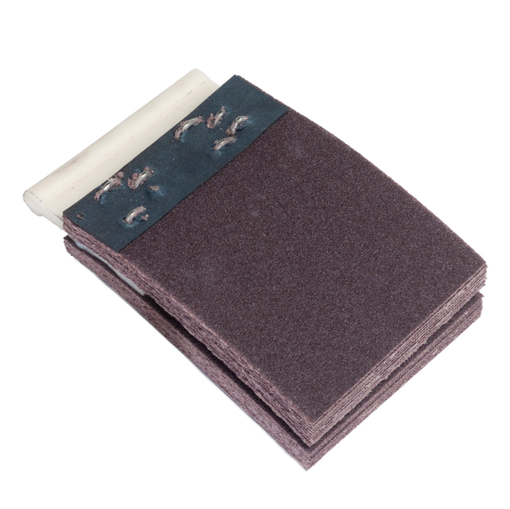 Unscored Assemblies Merit 55006 1-1/2 Inch X 2-3/4 Inch Flexdrum Segments 120 Grit Unscored Resin Bond Aluminum Oxide