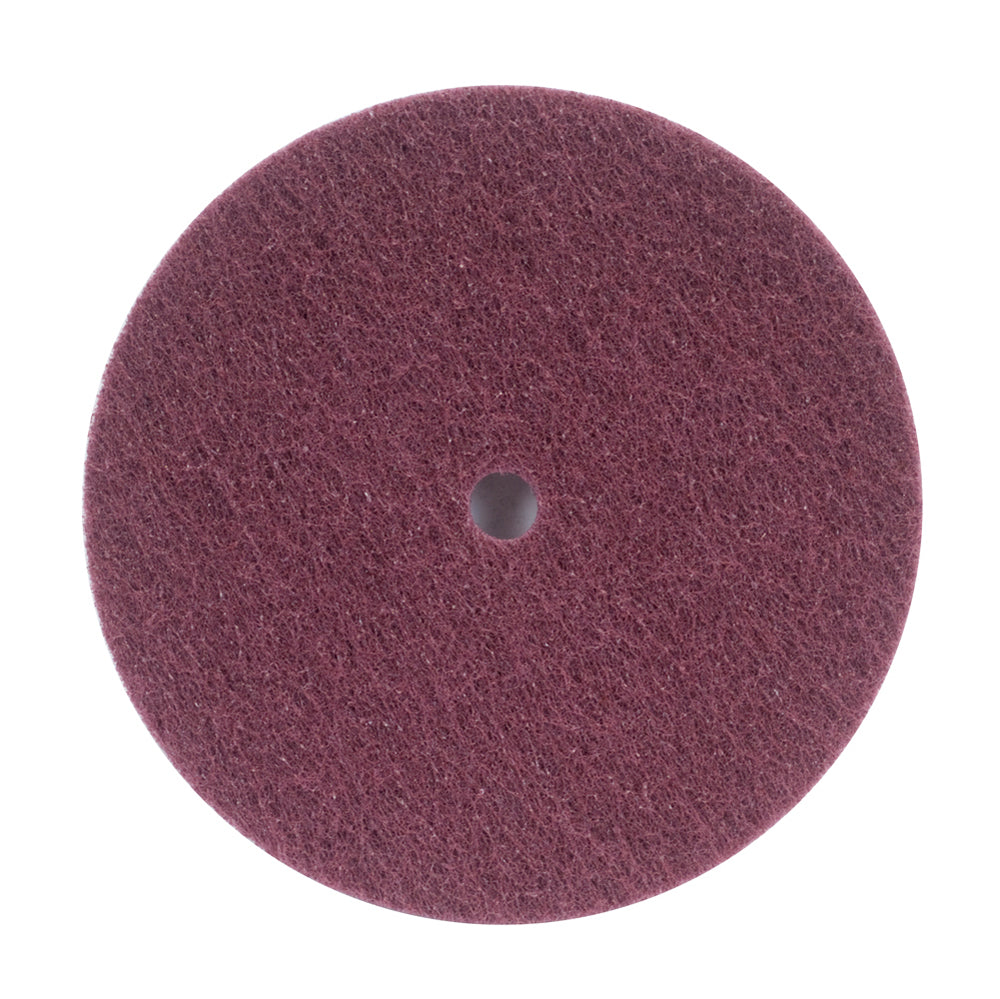 Non-woven Discs Merit 62411 Buffing Discs With Arbor Hole Aluminum Oxide High Strength Very Fine 6X1/2