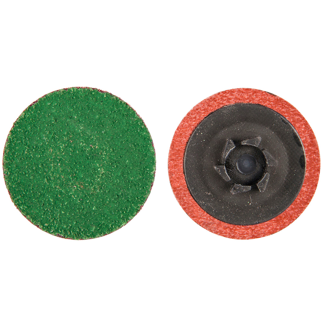 Roloc Discs Merit 67013 1 Inch Quickchange Disc 80 Grit Zirconia Alumina Plus Zirconia Alumina