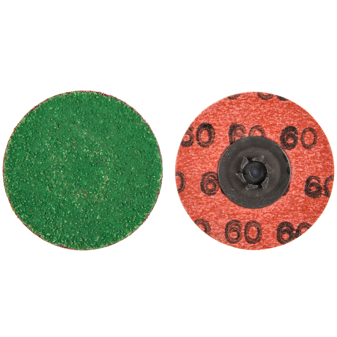Roloc Discs Merit 67026 2 Inch Quickchange Disc 60 Grit Zirconia Alumina Plus Zirconia Alumina