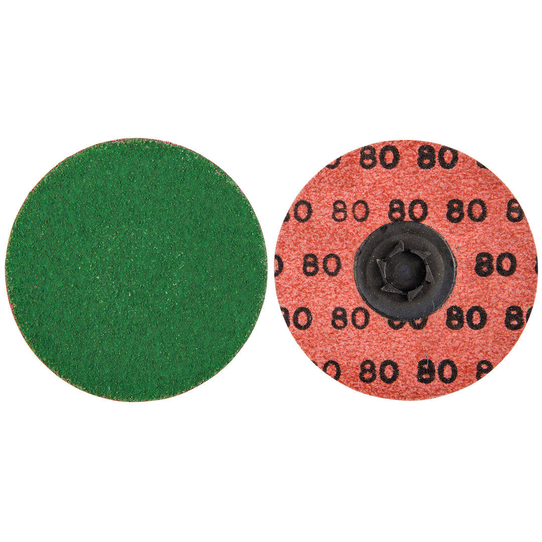 Roloc Discs Merit 67034 3 Inch Quickchange Disc 80 Grit Zirconia Alumina Plus Zirconia Alumina