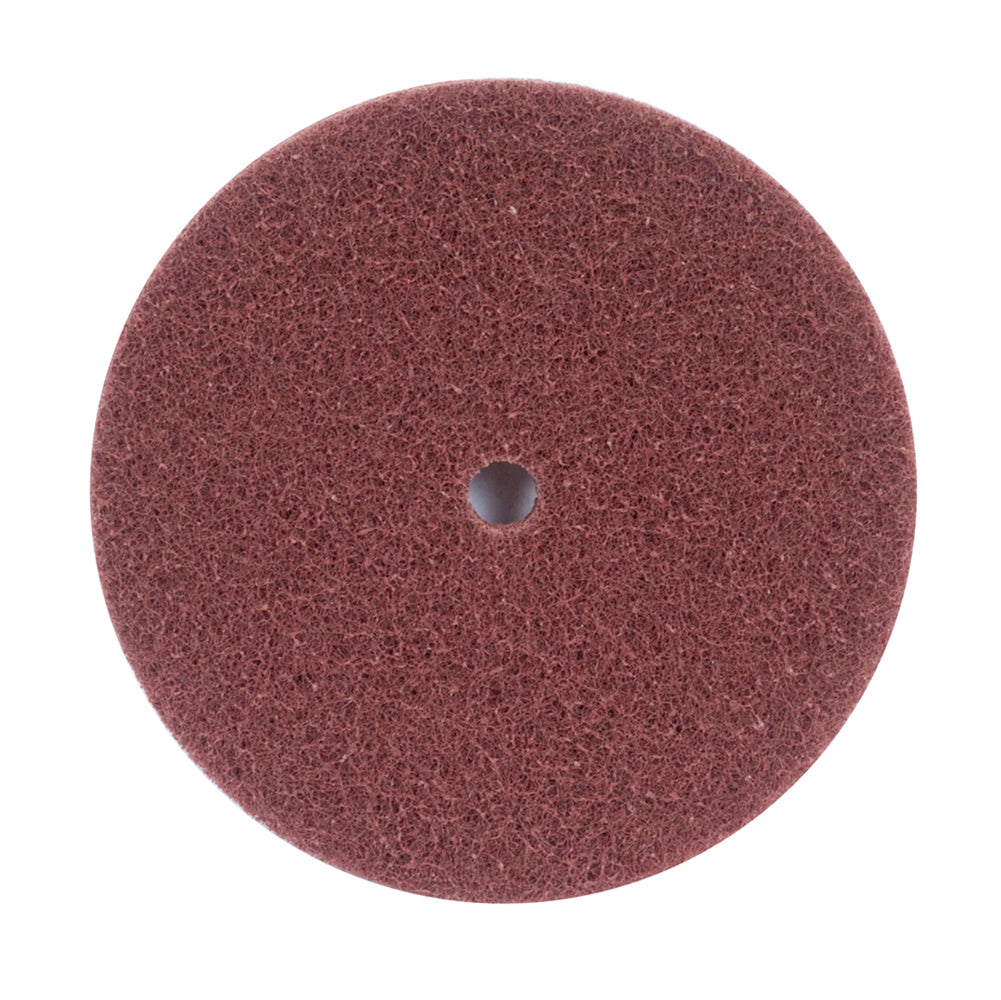 Non-woven Discs Merit 67735 Buffing Discs With Arbor Hole Aluminum Oxide High Strength Fine 6X1/2