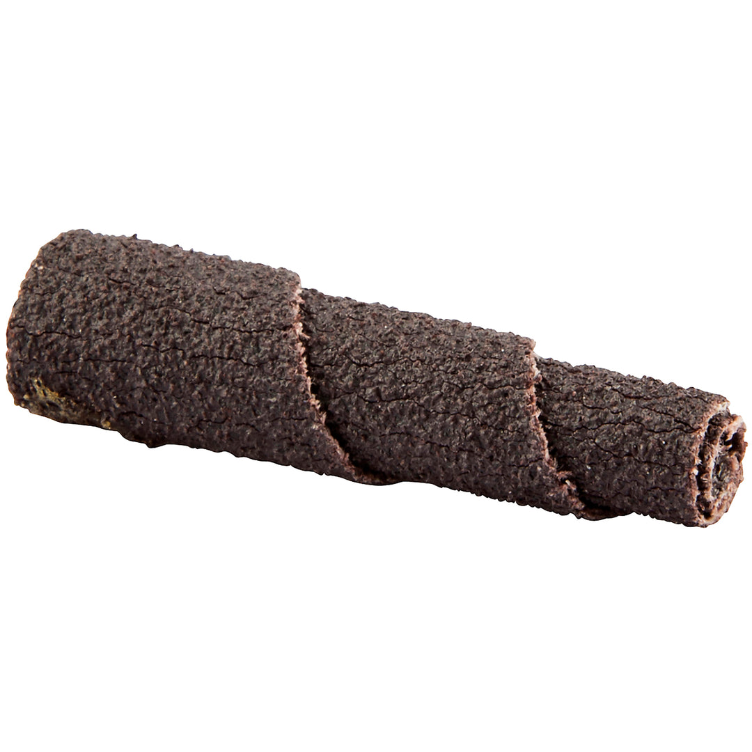 Full Tapered Spiralpoints Merit 81708 Spiral Roll Full-Tapered Spirapoints Aluminum Oxide 80 grit 3/8 Inch x 1 1/2 Inch x 1/8 Inch
