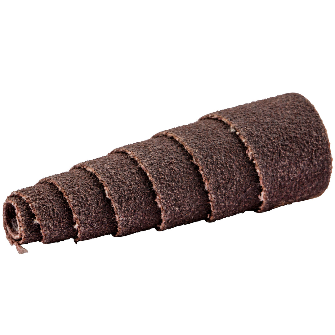 Full Tapered Spiralpoints Merit 81749 Spiral Roll Full-Tapered Spirapoints Aluminum Oxide 180 grit 1/2 Inch x 1 1/2 Inch x 1/8 Inch