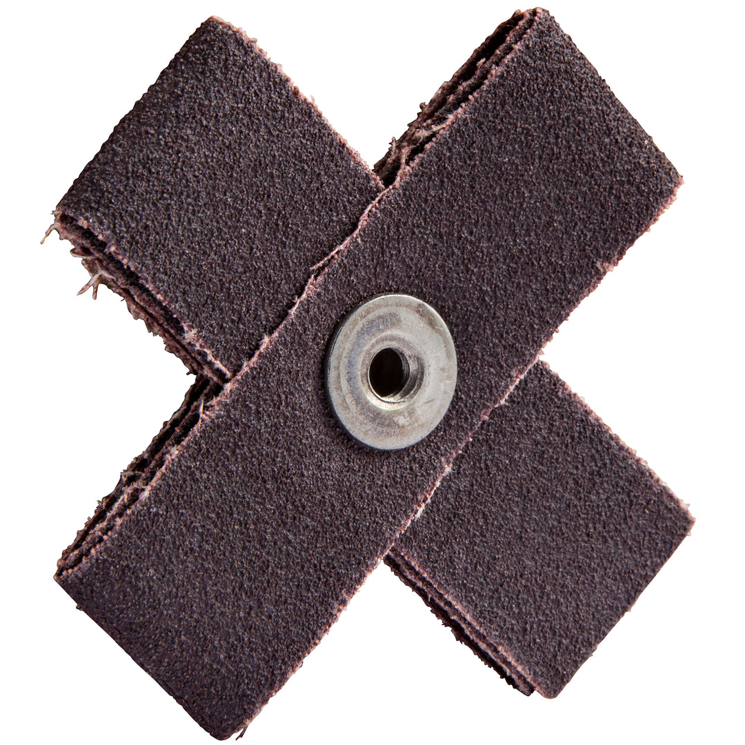 Cross Merit 82140 3 Inch X 10 Ply X 1/4 Inch - 20 Eyelet Hole 80 Grit Aluminum Oxide Cross Pad