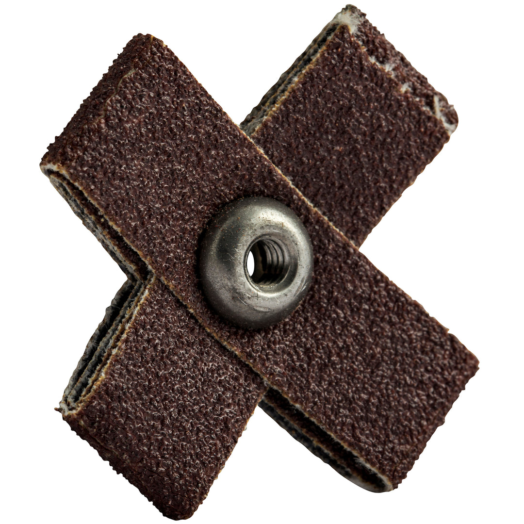 Cross Merit 82148 1-1/2 Inch X 8 Ply X 8mm - 32 Eyelet Hole 120 Grit Aluminum Oxide Cross Pad