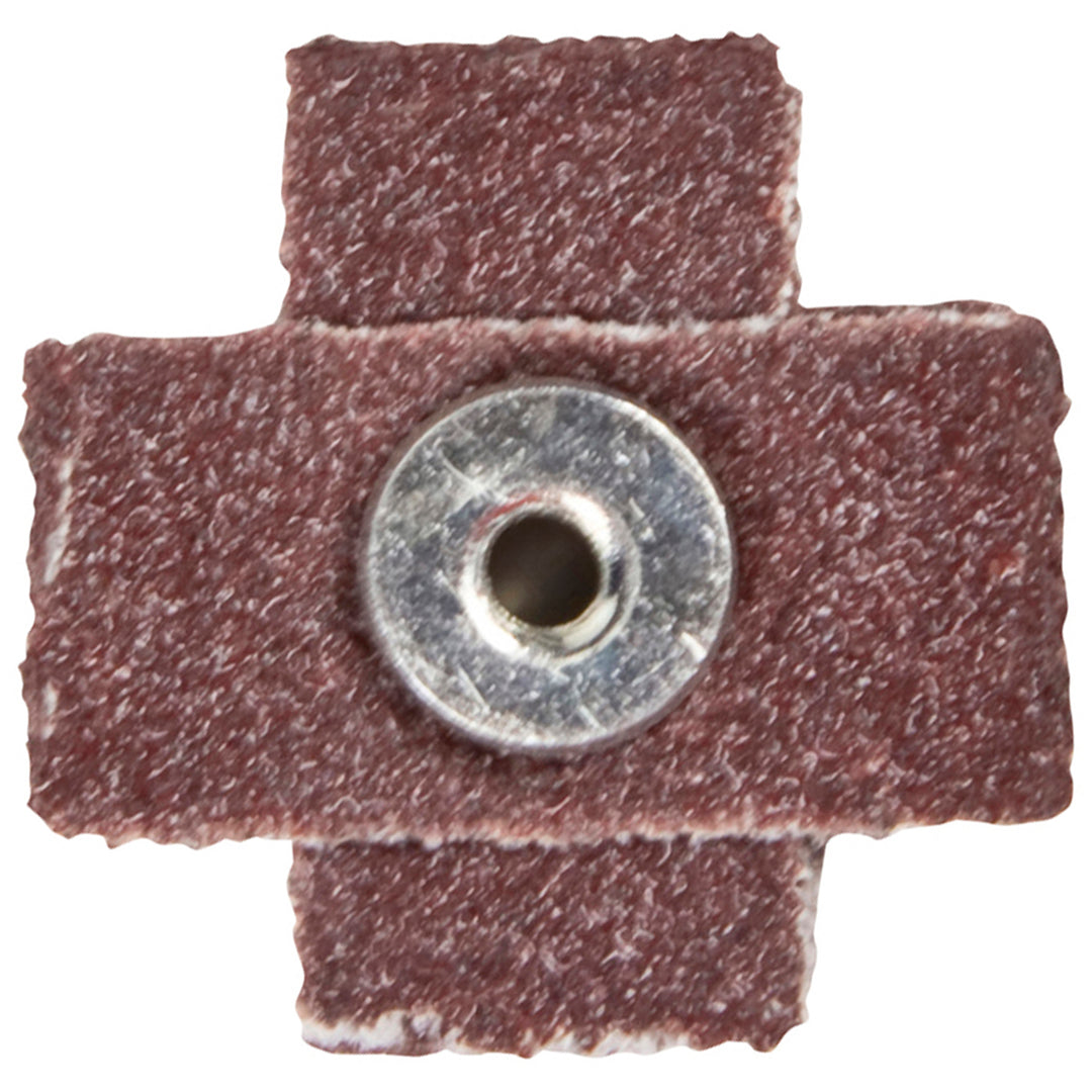 Cross Merit 82184 3 Inch X 10 Ply X 1/4 Inch - 20 Eyelet Hole 80 Grit Aluminum Oxide Cross Pad