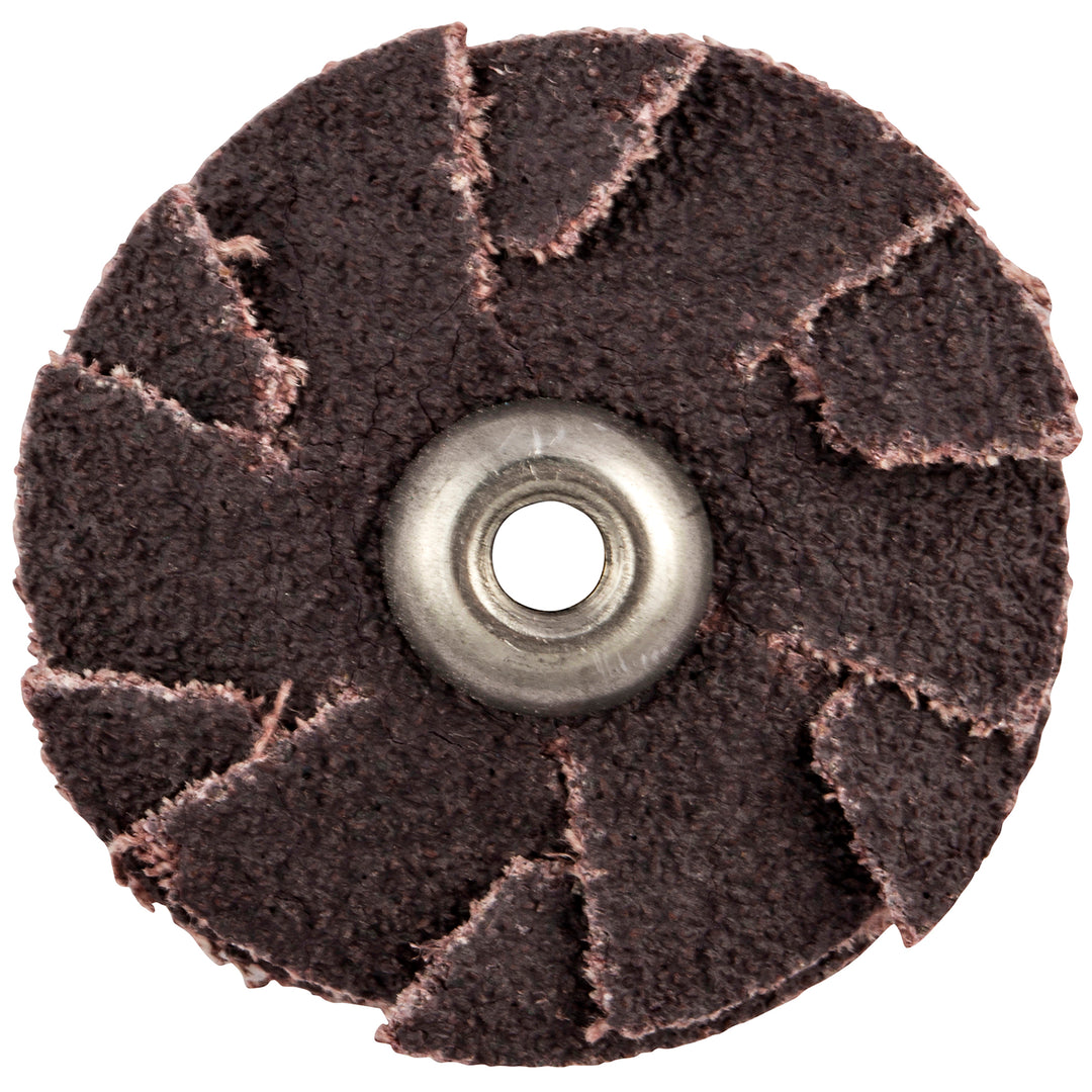 2 Set Overlap Slotted Discs Merit 84084 1-1/4 Inch X 8mm - 32 Eyelet Mount 120 Grit Aluminum Oxide Overlap Slotted Disc(2 Set)
