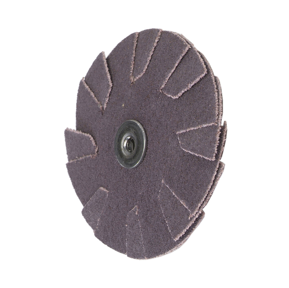 4 Set Overlap Slotted Discs Merit 84085 1 Inch X 8mm - 32 Eyelet Mount 80 Grit Aluminum Oxide Overlap Slotted Disc(4 Set)