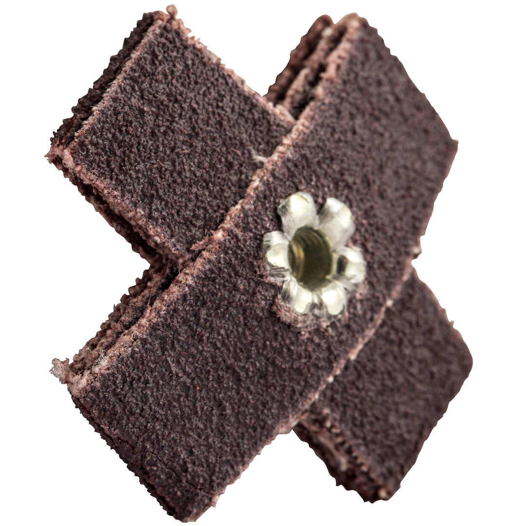 Cross Merit 84195 1 Inch X 8 Ply X 3mm - 48 Eyelet Hole 100 Grit Aluminum Oxide Cross Pad