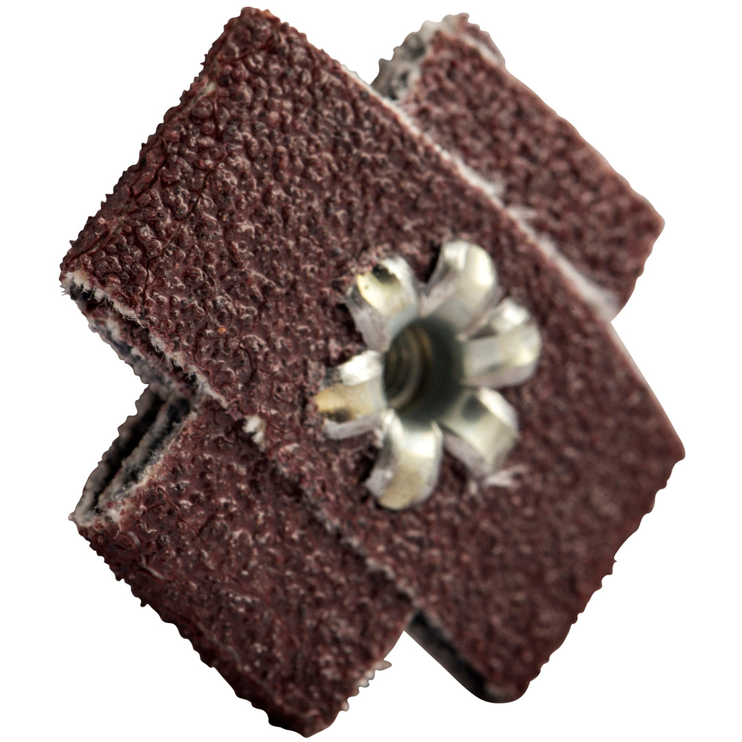 Cross Merit 85578 3/4 Inch X 8 Ply X 3mm - 48 Eyelet Hole 80 Grit Aluminum Oxide Cross Pad