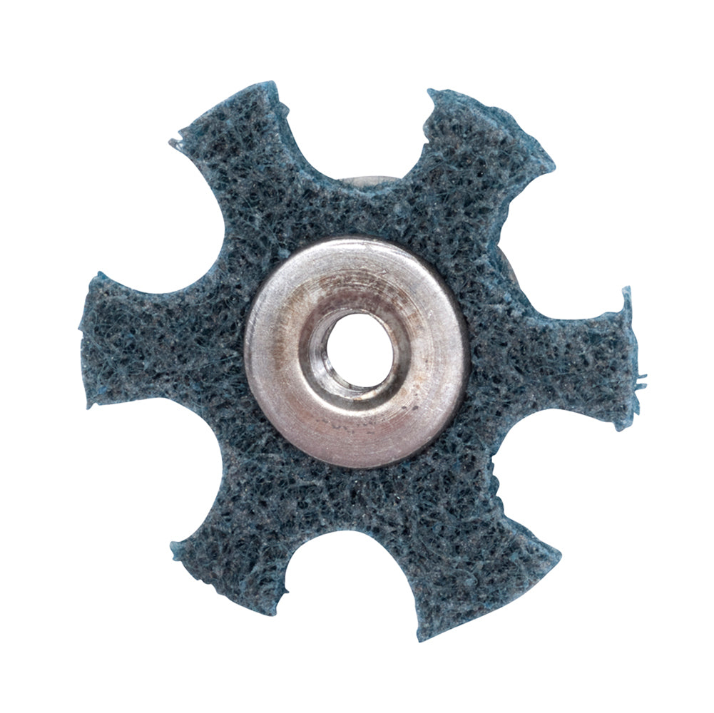 Non-woven Pads Merit 85925 Surface Prep Stars 1/4-20 Eyelet Aluminum Oxide Surface Prep Stars Very Fine 1-1/2