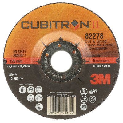 AB82646 Cubitron Ii Cut & Grind Wheel 82276 T27 4 in x 1/8 in x 3/8 in