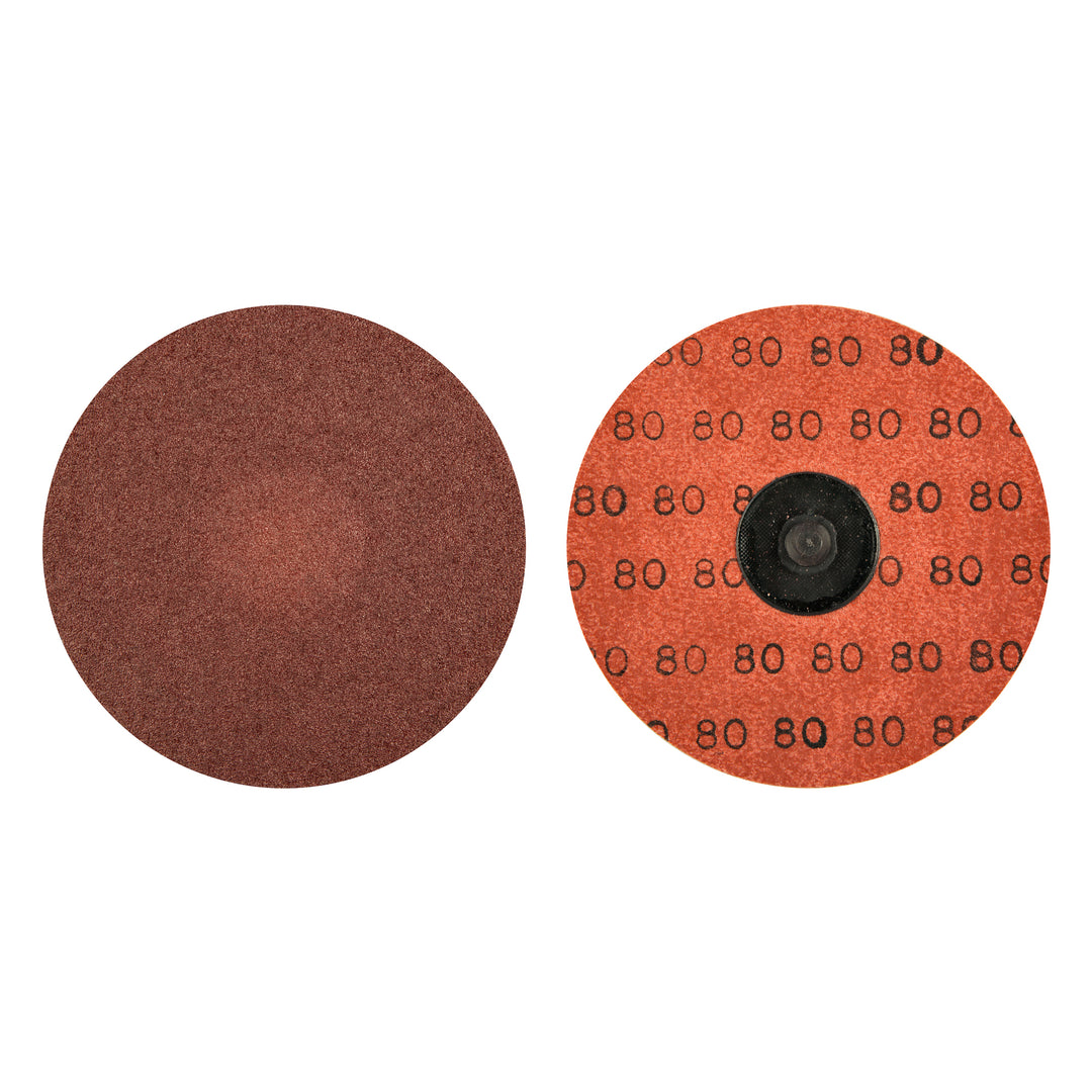 Roloc Discs Merit 99733 4 Inch Quickchange Disc 80 Grit Aluminum Oxide Aluminum Oxide