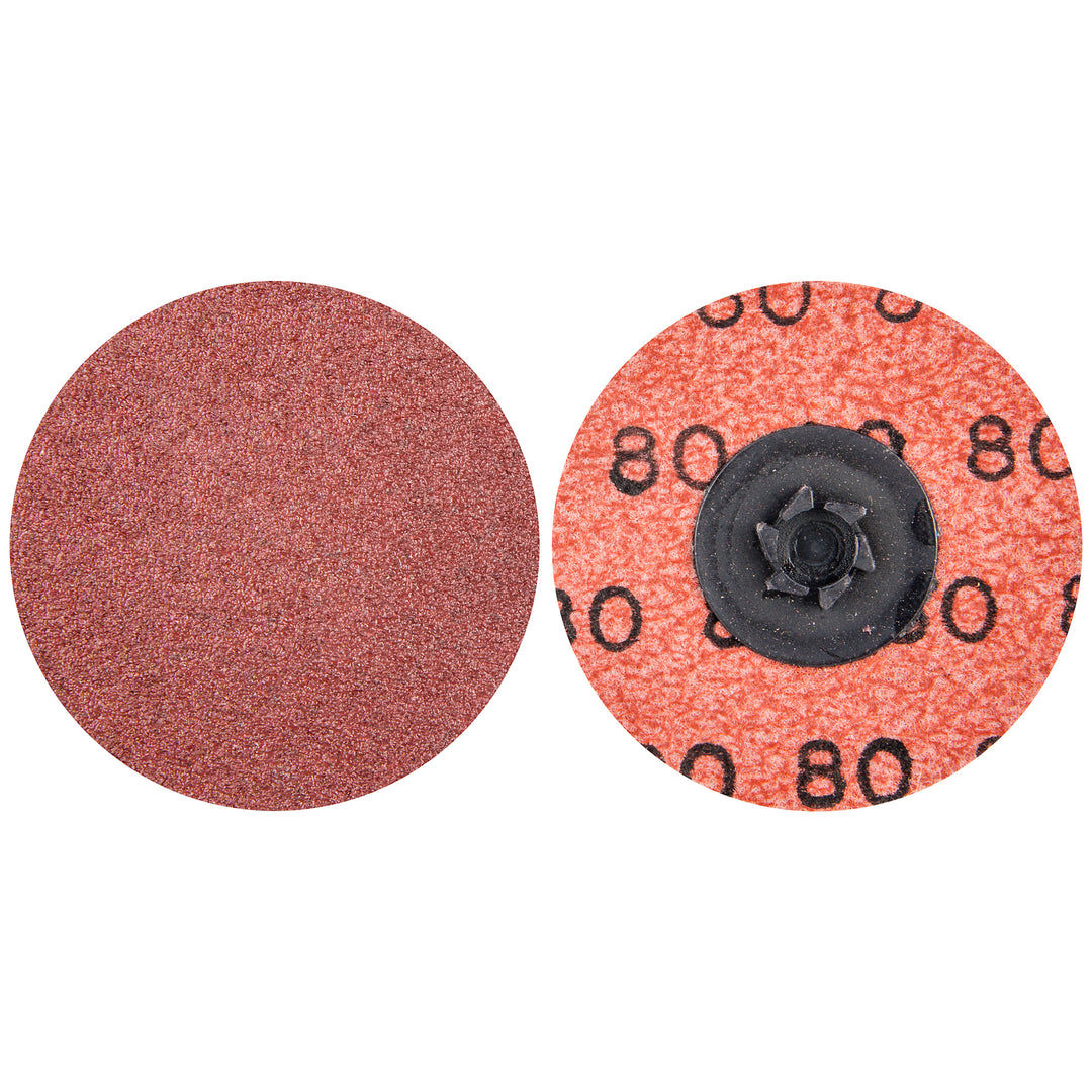 Roloc Discs Merit 99778 2 Inch Quickchange Disc 80 Grit Aluminum Oxide Aluminum Oxide