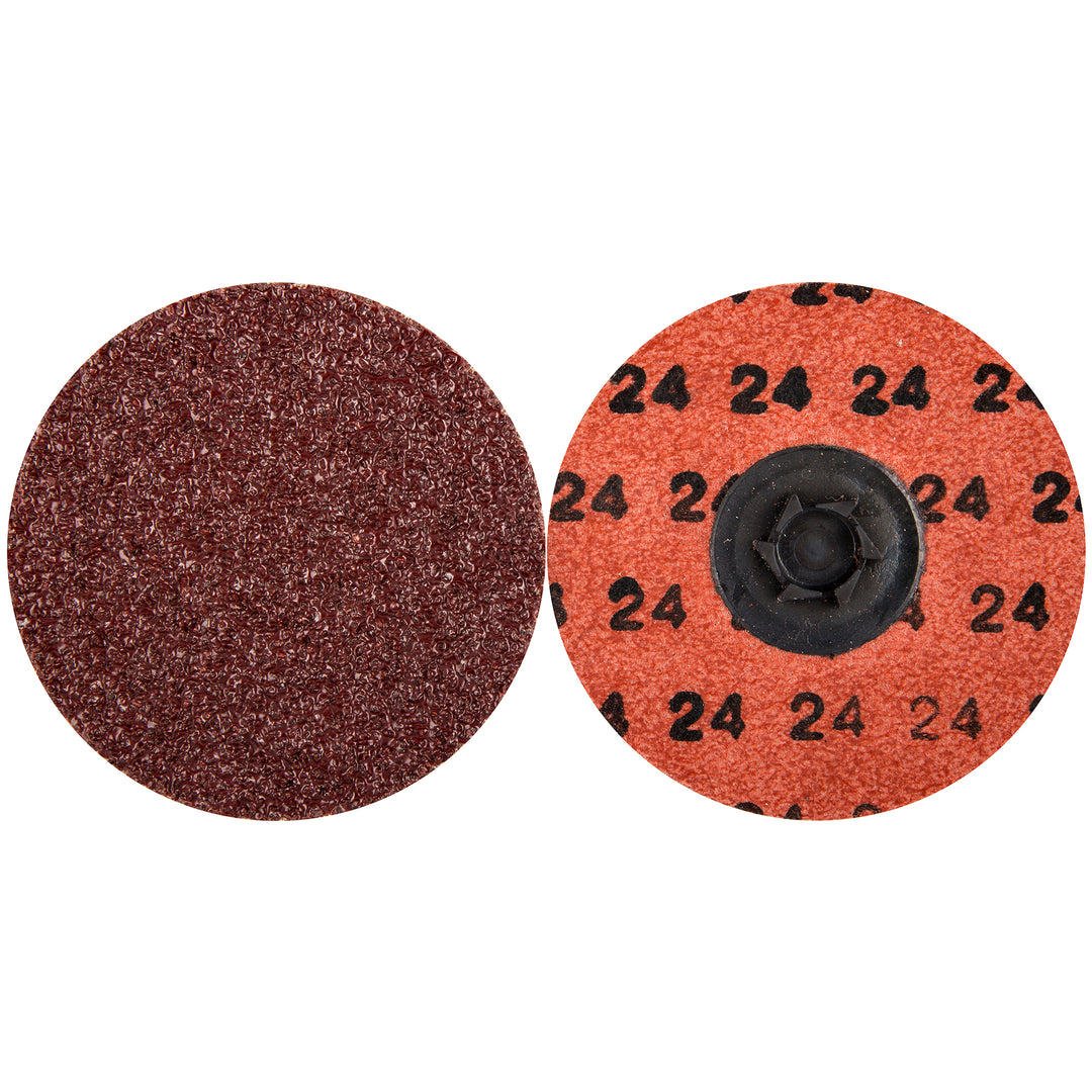 Roloc Discs Merit 99785 3 Inch Quickchange Disc 24 Grit Aluminum Oxide Aluminum Oxide