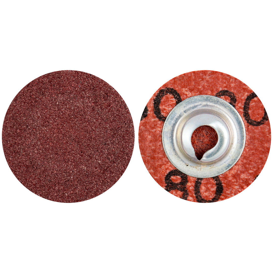 1" Quickchange disc 80 grit Aluminum oxide Aluminum oxide 